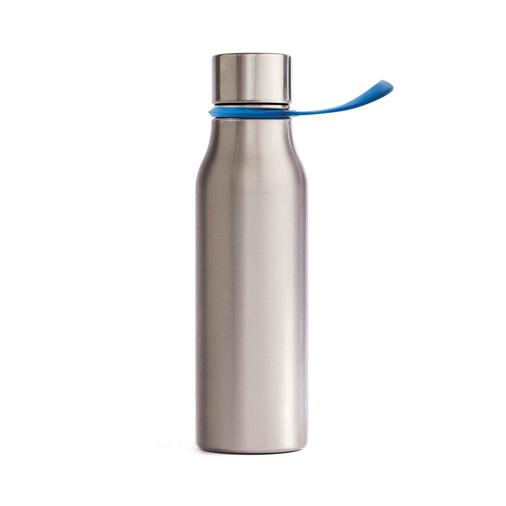 Stalowa butelka sportowa 550 ml z logo firmy – VINGA Lean - Butelki i bidony z nadrukiem logo | VEBI