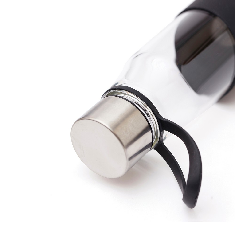 Szklana butelka borokrzemowa 550ml z nadrukiem logo - zdjęcie 2