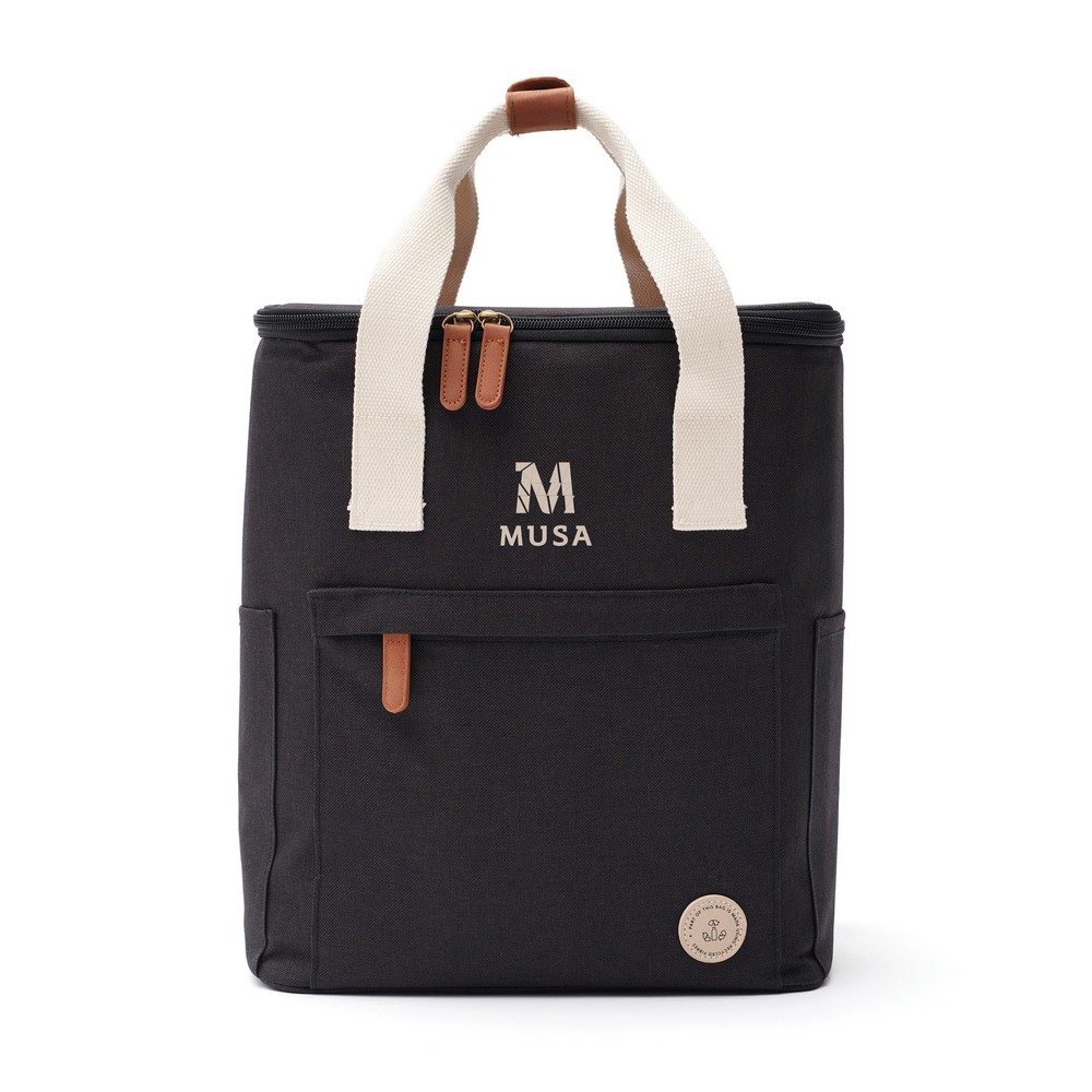 Plecak termoizolacyjny z RPET - ekologiczny z nadrukiem logo - zdjęcie 5