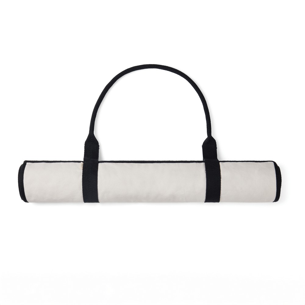 Mata plażowa z recyklingu VINGA Volonne z logo firmy