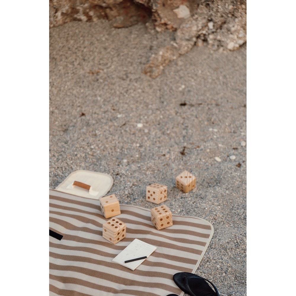 Drewniana gra w kości VINGA - zestaw korporacyjny z logo - zdjęcie 4