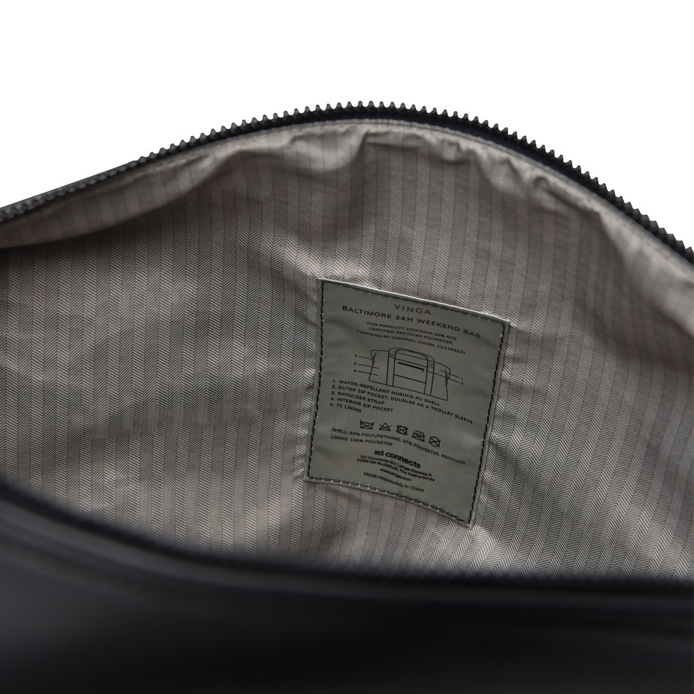 Torba sportowa Baltimore z recyklingu - funkcjonalna i ekologiczna - zdjęcie 5