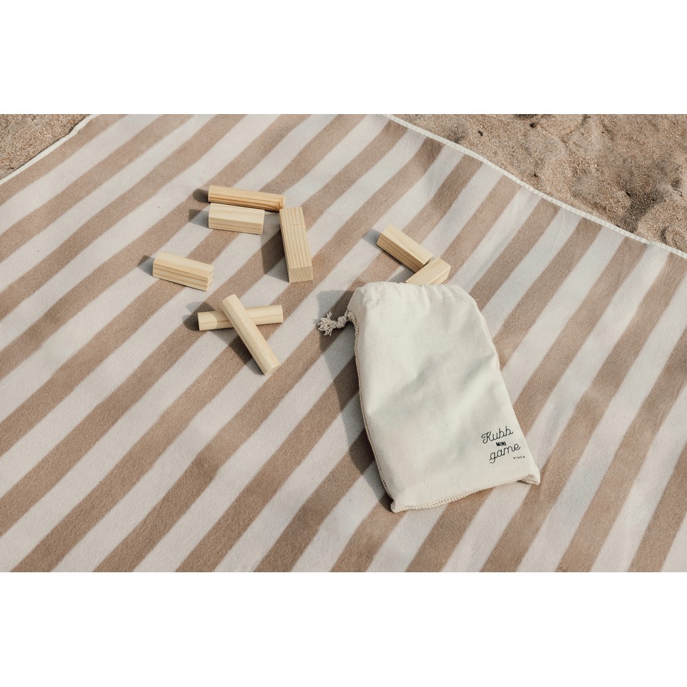 Drewniana gra Kubb z logo - tradycyjna zabawa firmowa - zdjęcie 4