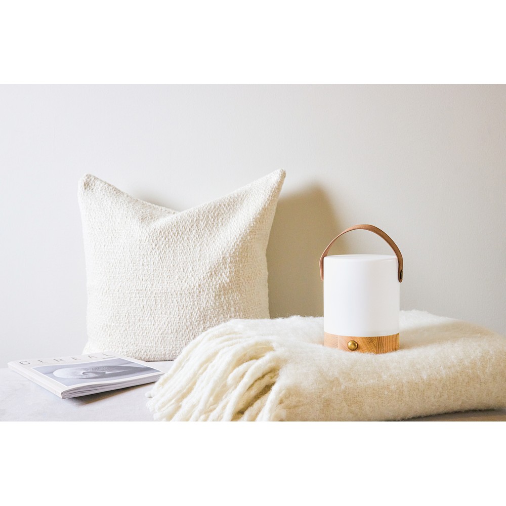 Lampka biurowa Narni z recyklingu - ekologiczna latarenka USB - zdjęcie 4