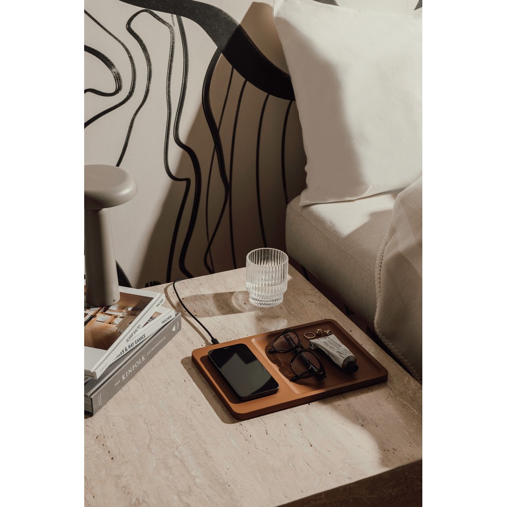 Bezprzewodowa ładowarka Timo z organizerem - eko gadżet - zdjęcie 3