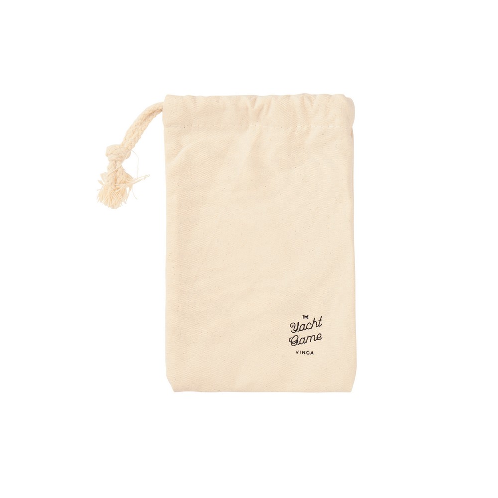 Drewniany zestaw do gry w kości VINGA Yacht z pokrowcem - zdjęcie 2