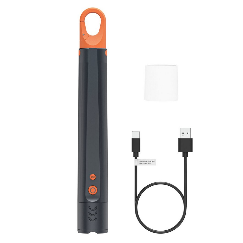 Latarka LED Hama FLX1200 – aluminiowa latarka z USB-C - Latarki i lampki z nadrukiem logo | VEBI - zdjęcie 5