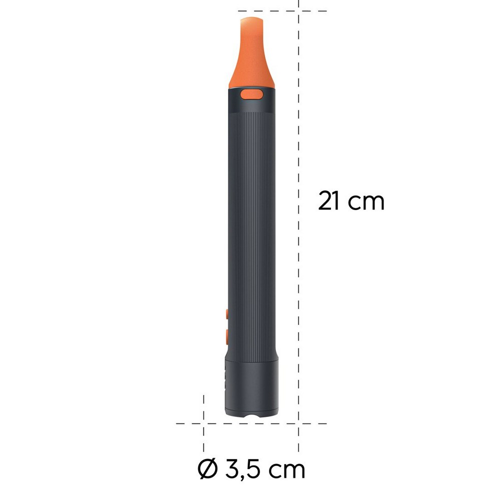 Latarka LED Hama FLX1200 – aluminiowa latarka z USB-C - Latarki i lampki z nadrukiem logo | VEBI - zdjęcie 12