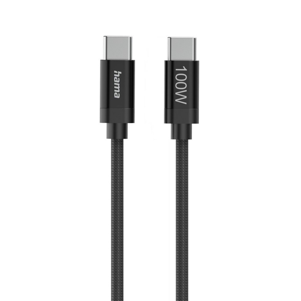 Kabel USB-C 100W Hama – szybkie ładowanie, 1,5 m - Kable z nadrukiem logo | VEBI - zdjęcie 4