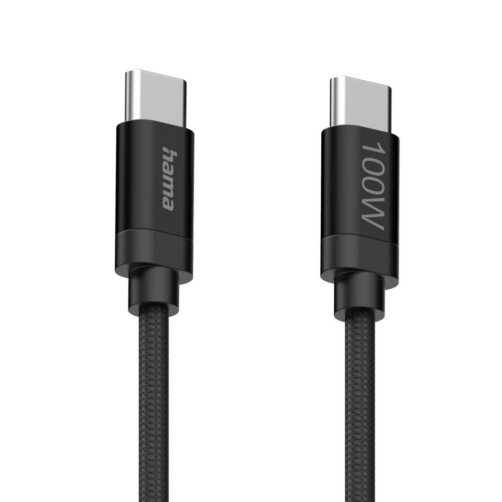 Kabel USB-C 100W Hama – szybkie ładowanie, 1,5 m - Kable z nadrukiem logo | VEBI - zdjęcie 5