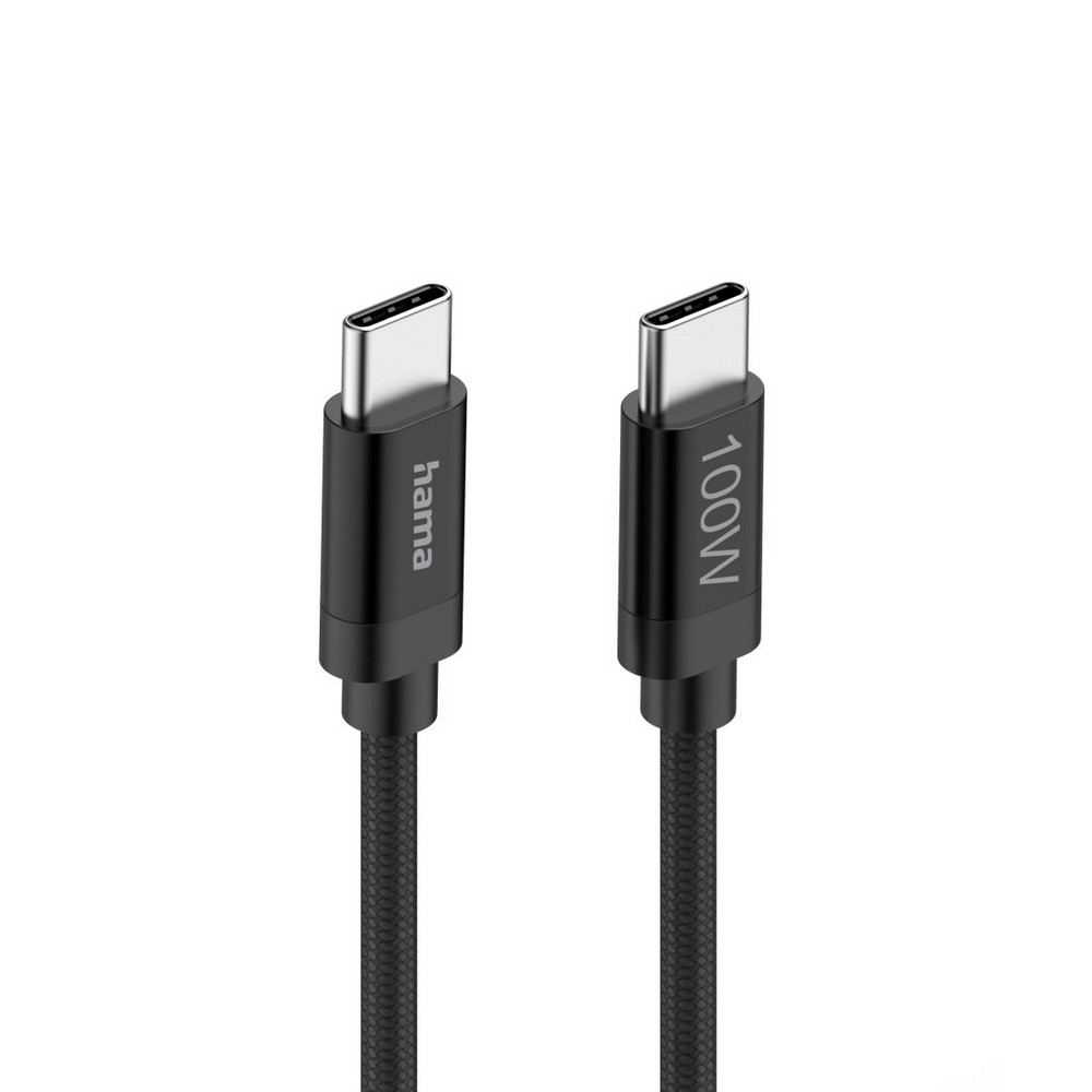Kabel USB-C 100W Hama – szybkie ładowanie, 1,5 m - Kable z nadrukiem logo | VEBI - zdjęcie 7