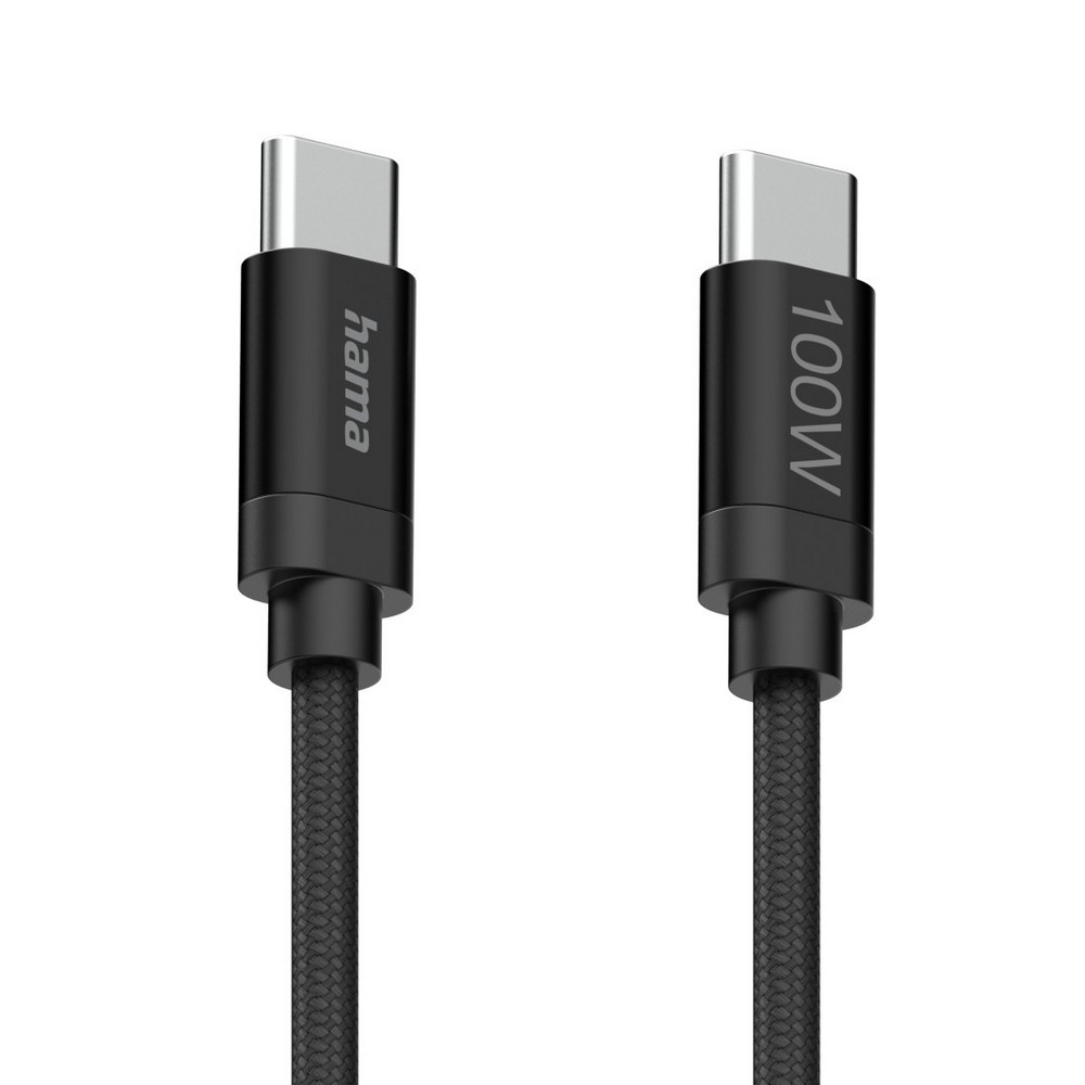 Kabel USB-C 100W Hama – szybkie ładowanie, 1,5 m - Kable z nadrukiem logo | VEBI - zdjęcie 9