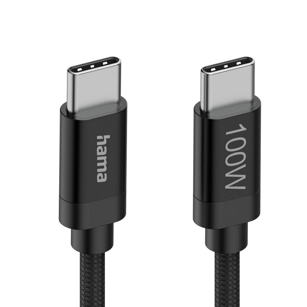 Kabel USB-C 100W Hama – szybkie ładowanie, 1,5 m - Kable z nadrukiem logo | VEBI - zdjęcie 10