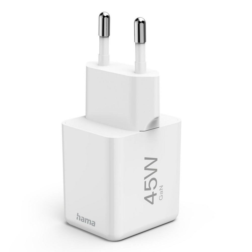 Hama Supermini – kompaktowa ładowarka ścienna 45W USB-C - Ładowarki z nadrukiem logo | VEBI - zdjęcie 6