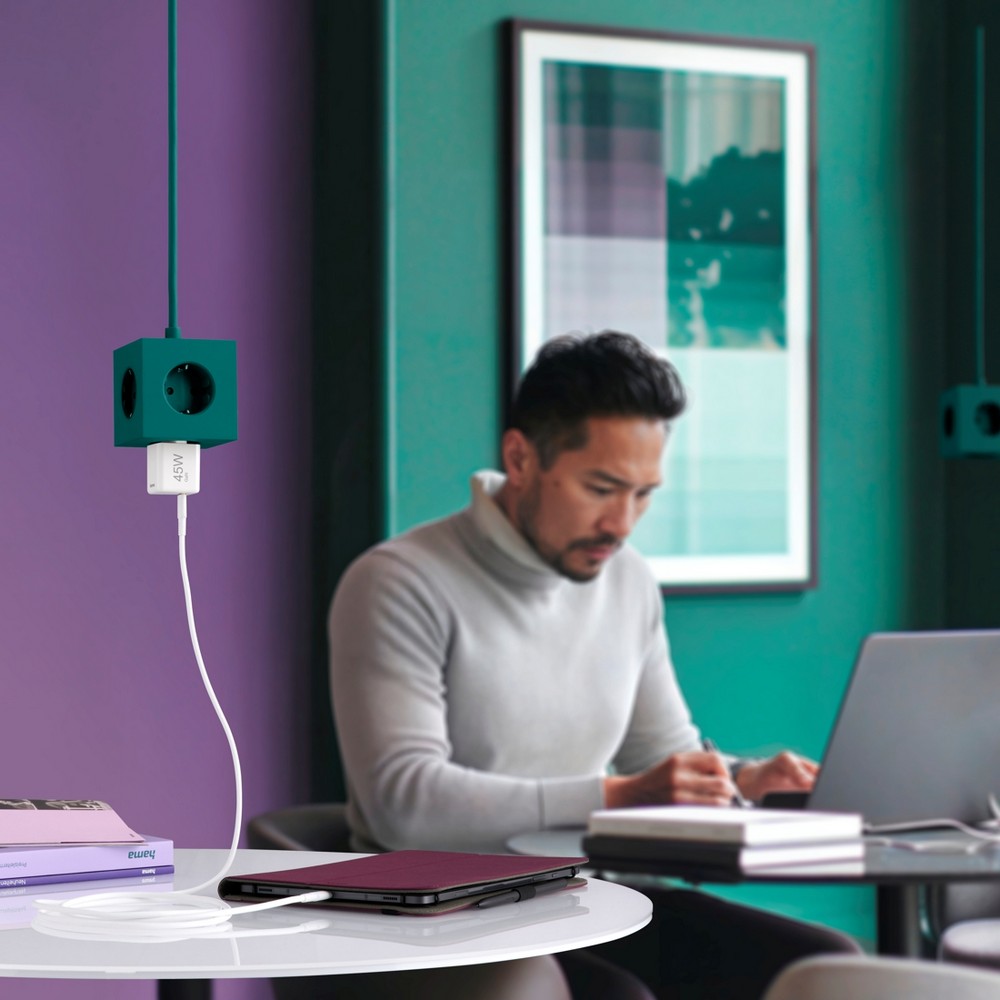 Hama Supermini – kompaktowa ładowarka ścienna 45W USB-C - Ładowarki z nadrukiem logo | VEBI - zdjęcie 2