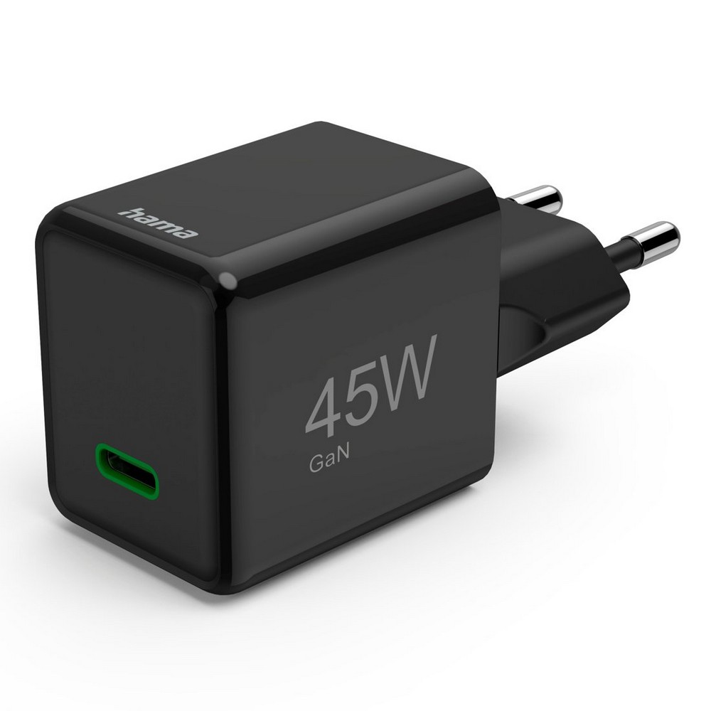 Hama Supermini – kompaktowa ładowarka ścienna 45W USB-C - Ładowarki z nadrukiem logo | VEBI - zdjęcie 16