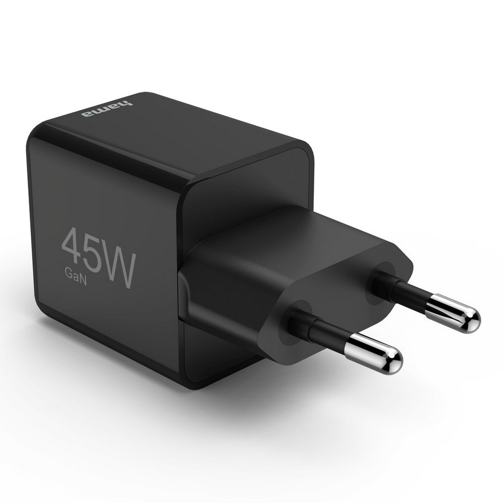 Hama Supermini – kompaktowa ładowarka ścienna 45W USB-C - Ładowarki z nadrukiem logo | VEBI - zdjęcie 19