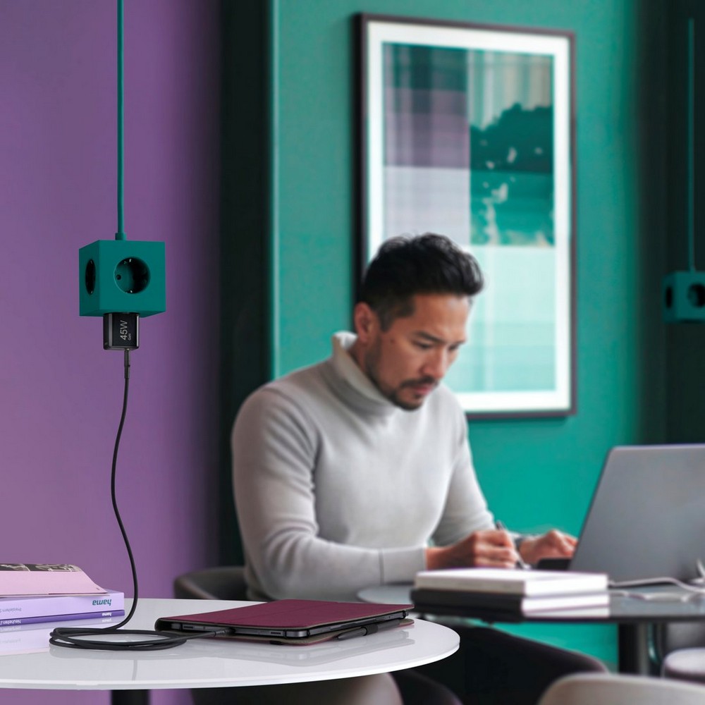 Hama Supermini – kompaktowa ładowarka ścienna 45W USB-C - Ładowarki z nadrukiem logo | VEBI - zdjęcie 17