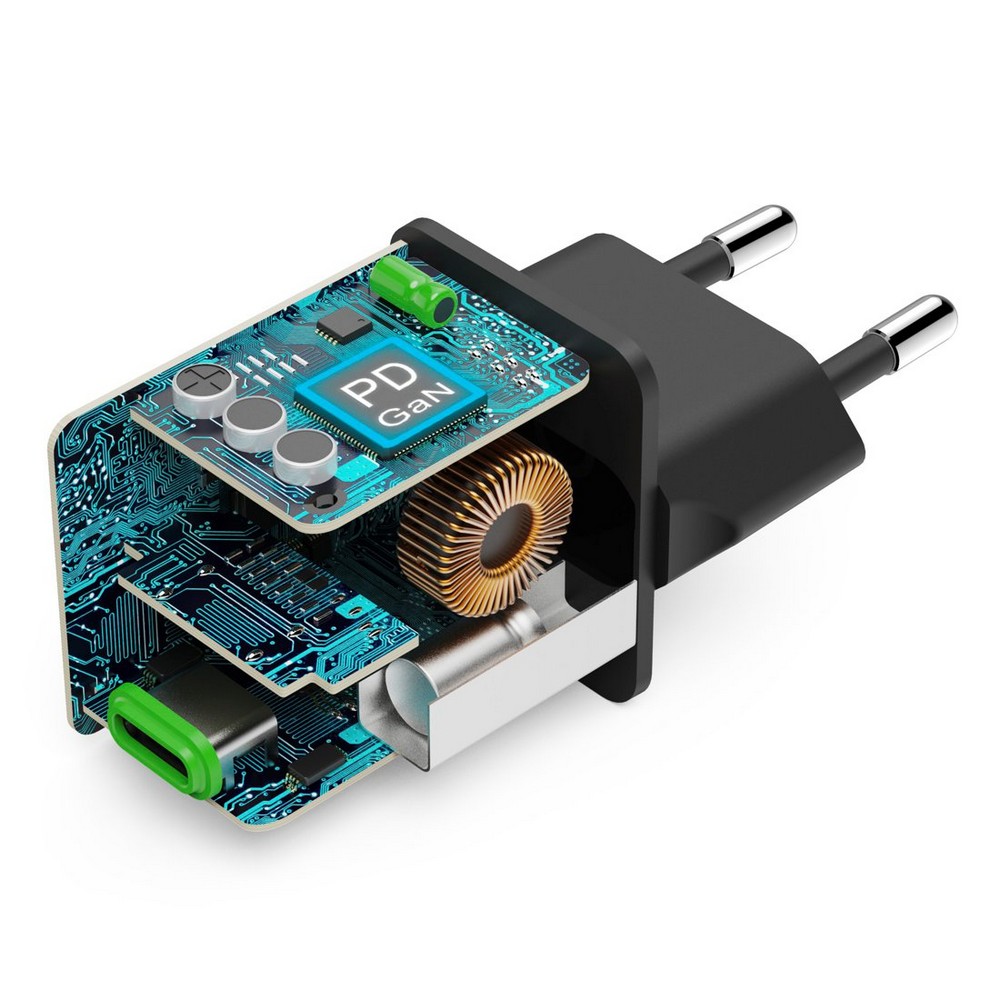 Hama Supermini – kompaktowa ładowarka ścienna 45W USB-C - Ładowarki z nadrukiem logo | VEBI - zdjęcie 26