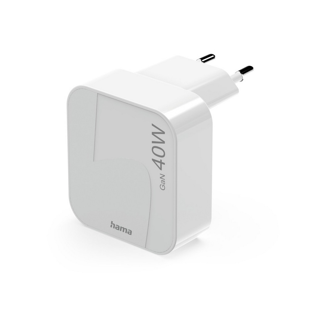 Składana ładowarka ścienna 40W Hama – 2x USB-C - Ładowarki z nadrukiem logo | VEBI - zdjęcie 5