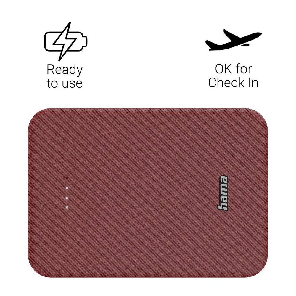 Hama Power Pack – powerbank 10000 mAh z USB i USB-C - Power banki z nadrukiem logo | VEBI - zdjęcie 16