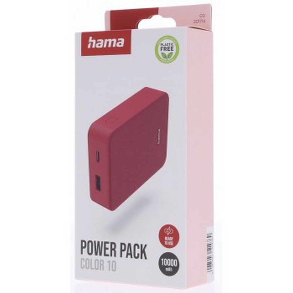 Hama Power Pack – powerbank 10000 mAh z USB i USB-C - Power banki z nadrukiem logo | VEBI - zdjęcie 23