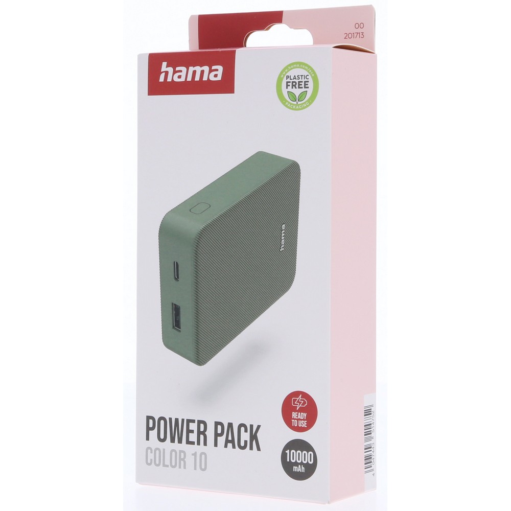 Hama Power Pack – powerbank 10000 mAh z USB i USB-C - Power banki z nadrukiem logo | VEBI - zdjęcie 35