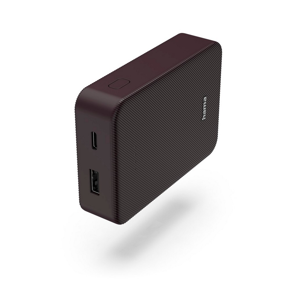 Hama Power Pack – powerbank 10000 mAh z USB i USB-C - Power banki z nadrukiem logo | VEBI