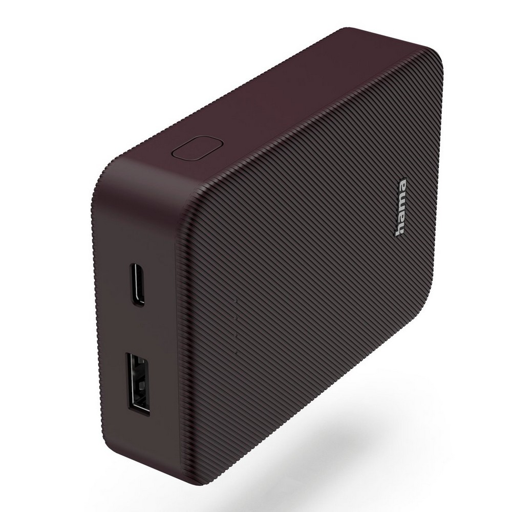 Hama Power Pack – powerbank 10000 mAh z USB i USB-C - Power banki z nadrukiem logo | VEBI - zdjęcie 2