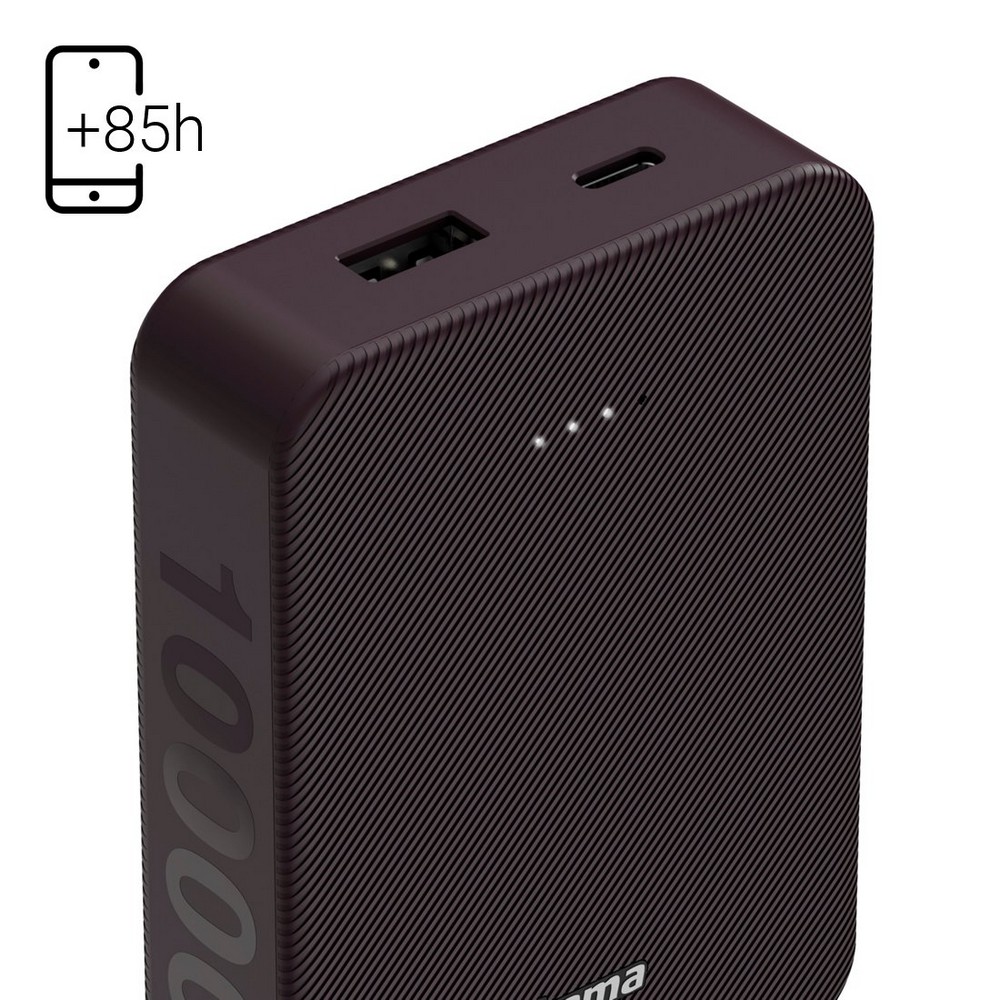 Hama Power Pack – powerbank 10000 mAh z USB i USB-C - Power banki z nadrukiem logo | VEBI - zdjęcie 7