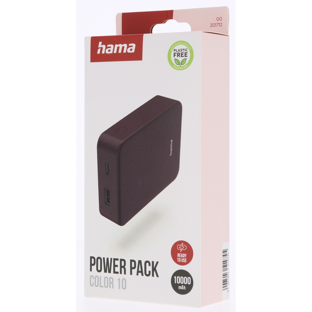 Hama Power Pack – powerbank 10000 mAh z USB i USB-C - Power banki z nadrukiem logo | VEBI - zdjęcie 11