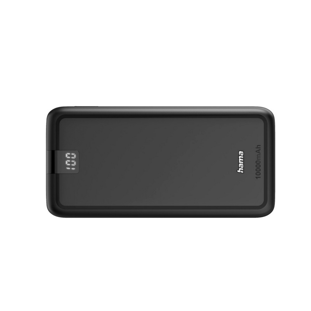 Power bank 10000 mAh Hama – cyfrowy wyświetlacz i USB-C - Power banki z nadrukiem logo | VEBI - zdjęcie 3