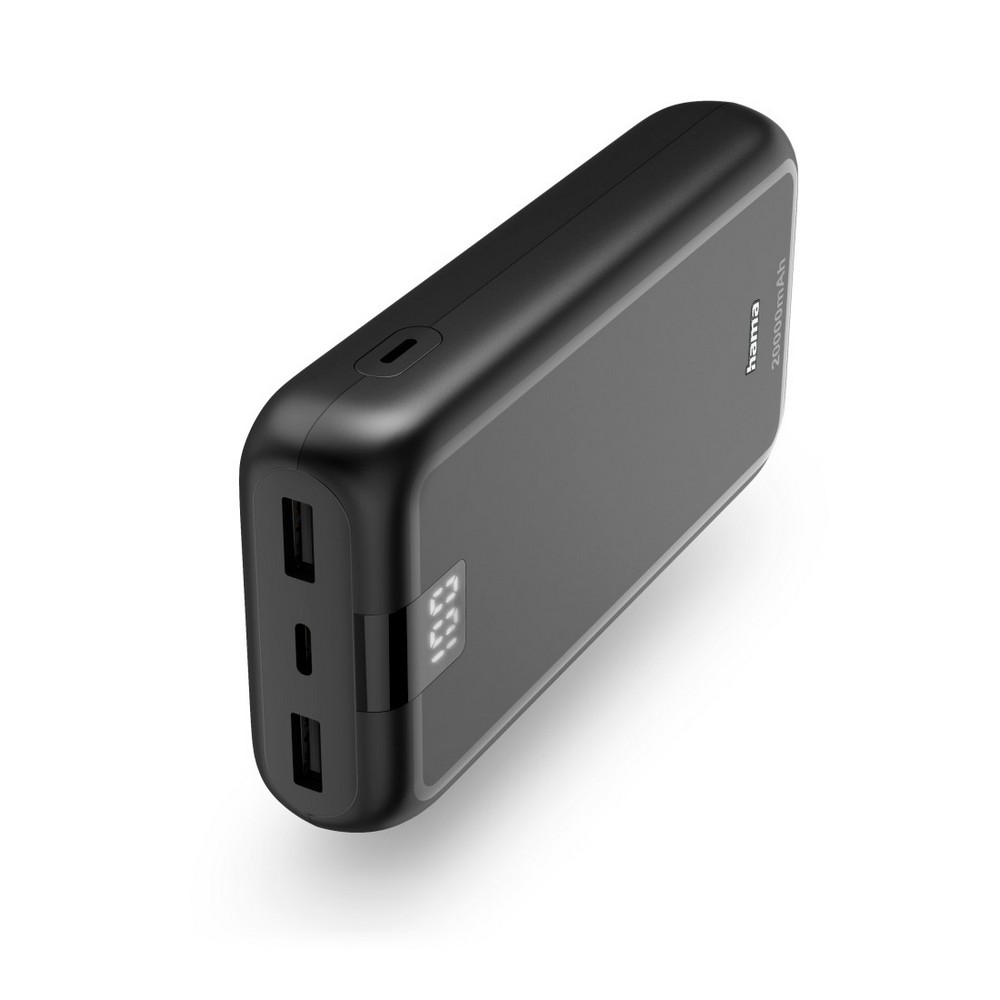 Power bank 20000 mAh Hama – energia zawsze pod ręką - Power banki z nadrukiem logo | VEBI