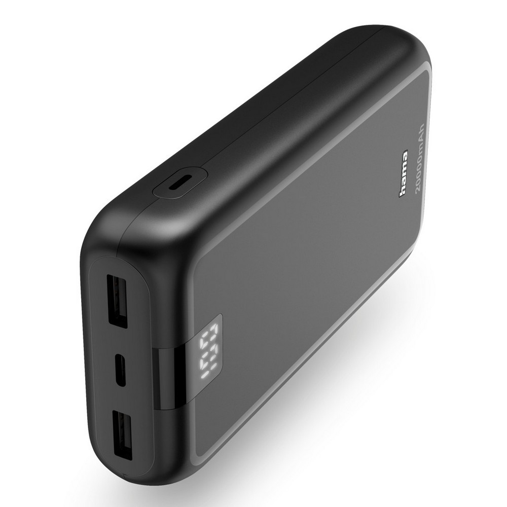 Power bank 20000 mAh Hama – energia zawsze pod ręką - Power banki z nadrukiem logo | VEBI - zdjęcie 2