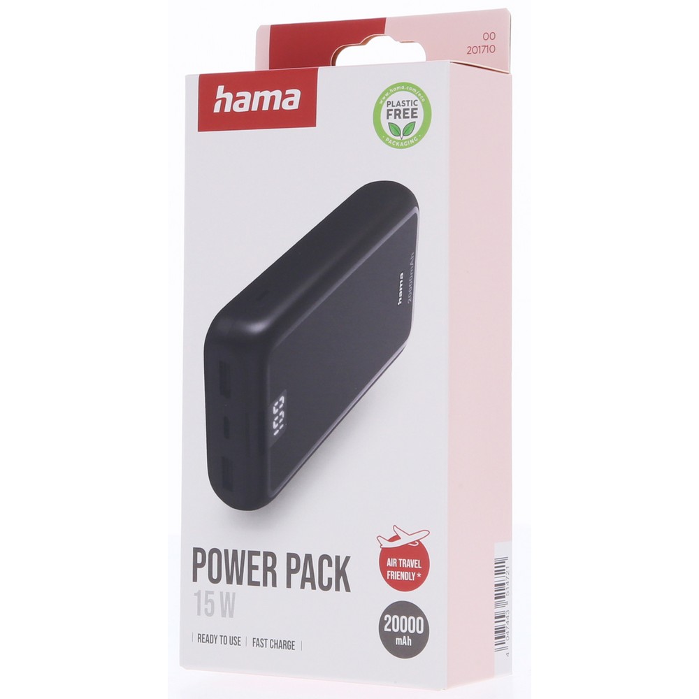 Power bank 20000 mAh Hama – energia zawsze pod ręką - Power banki z nadrukiem logo | VEBI - zdjęcie 10