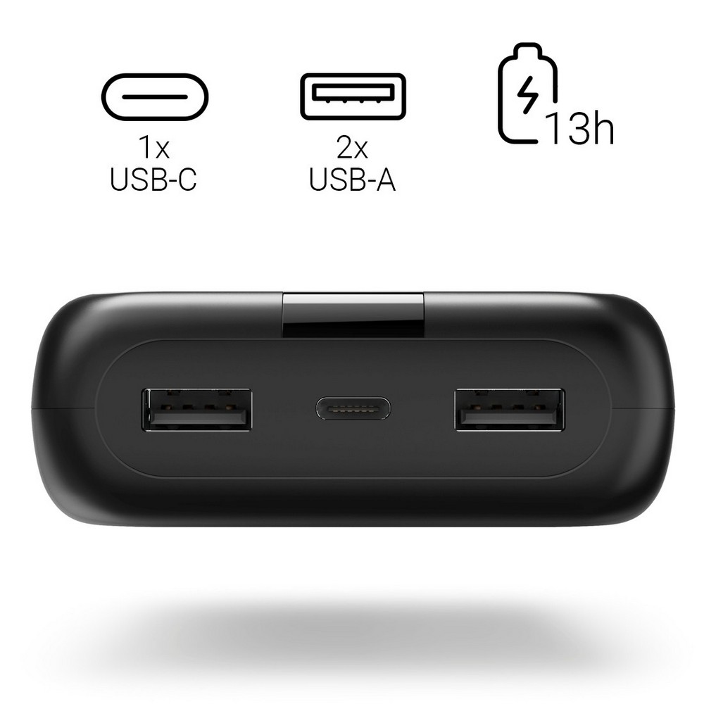 Power Bank 24000 mAh Hama – Potężna bateria w podróży - Power banki z nadrukiem logo | VEBI - zdjęcie 9