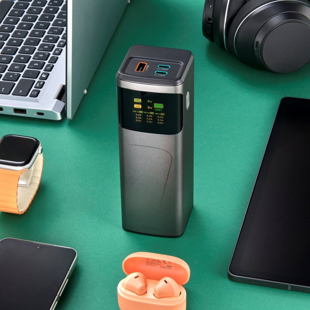 Hama High Power 150W – powerbank 24000 mAh do zadań specjalnych - Power banki z nadrukiem logo | VEBI - zdjęcie 2