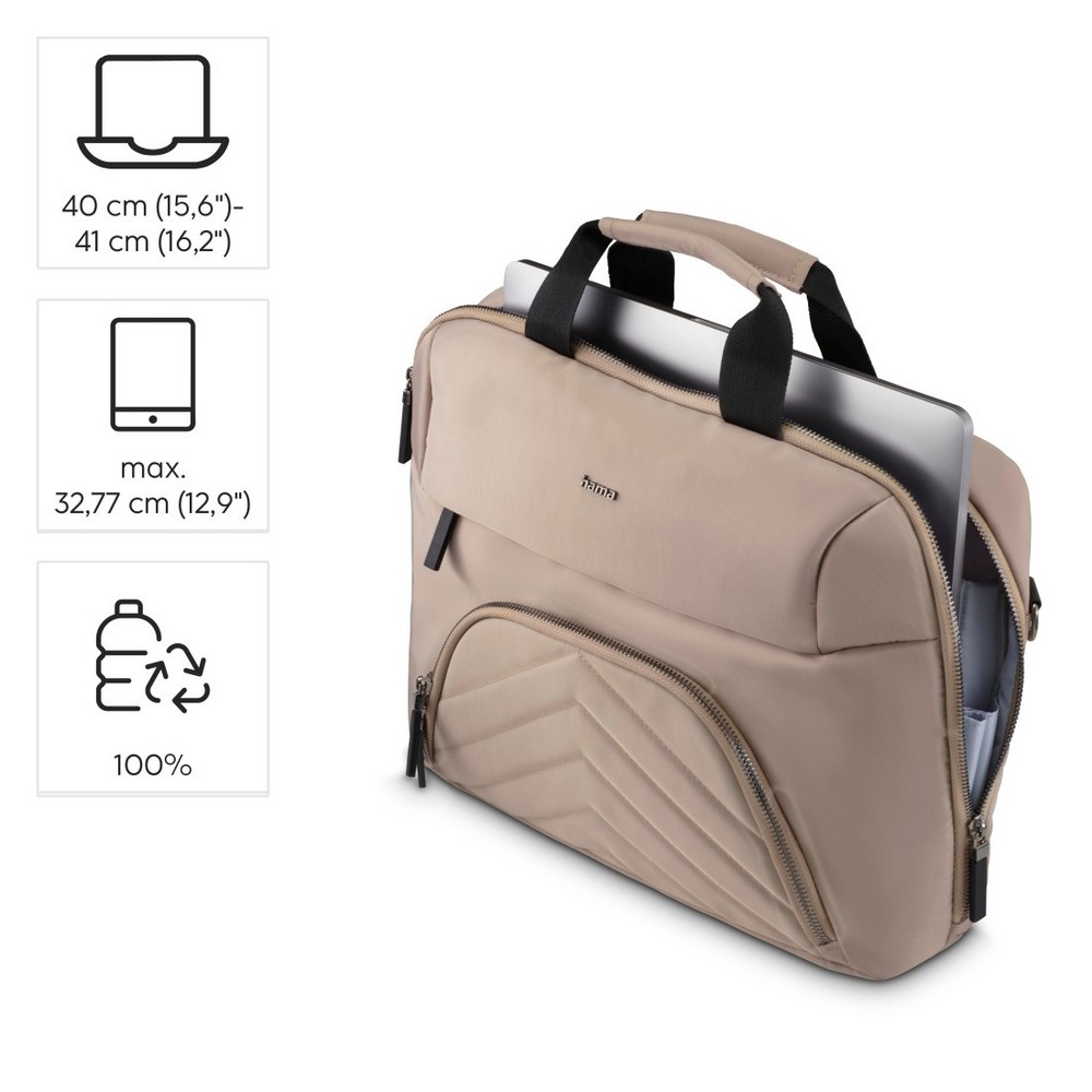 Lekka torba na laptopa 15,6" – Hama Lightweight Premium - Torby i plecaki na laptopy z nadrukiem logo | VEBI - zdjęcie 5