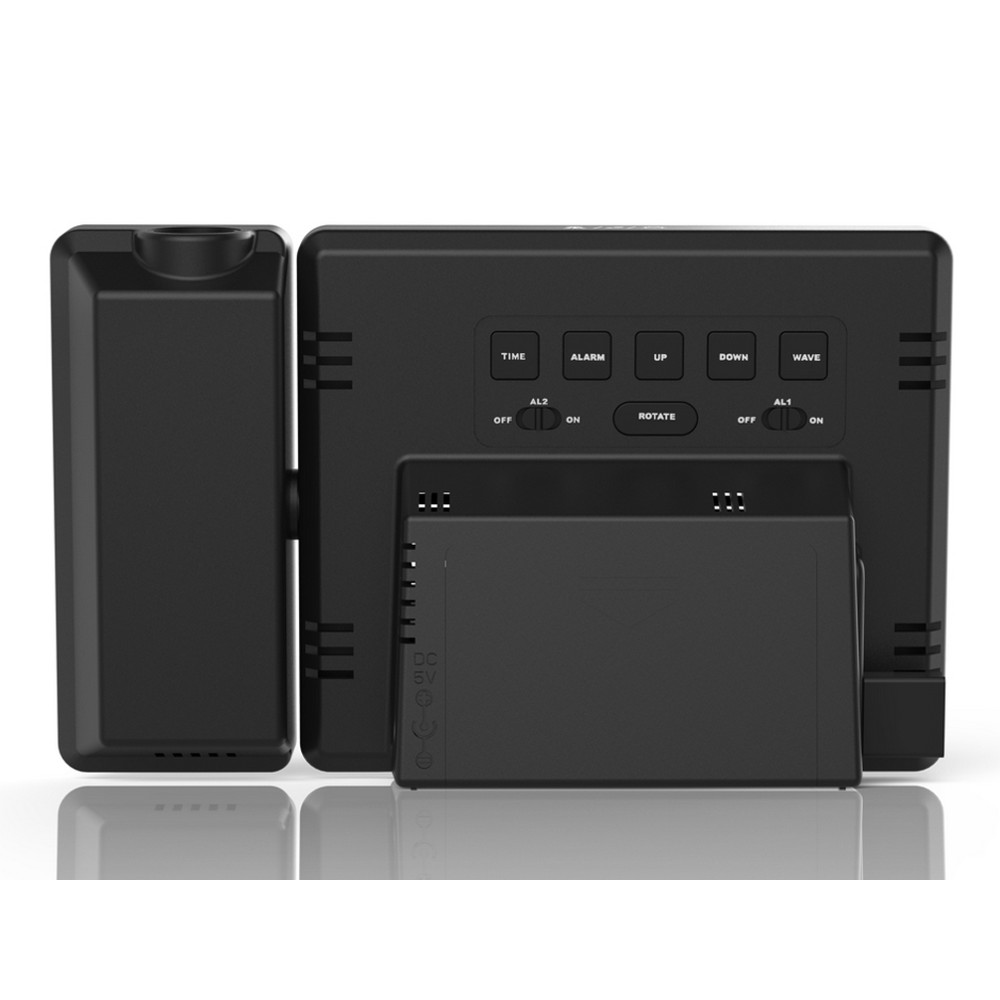 Budzik z projektorem Hama Plus Charge – czas pod kontrolą - Zegary i zegarki z nadrukiem logo | VEBI - zdjęcie 3