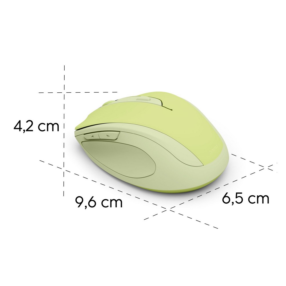 Bezprzewodowa mysz Hama WM-400 – 6 przycisków, zasięg 10 m - Akcesoria do komputerów z nadrukiem logo | VEBI - zdjęcie 47