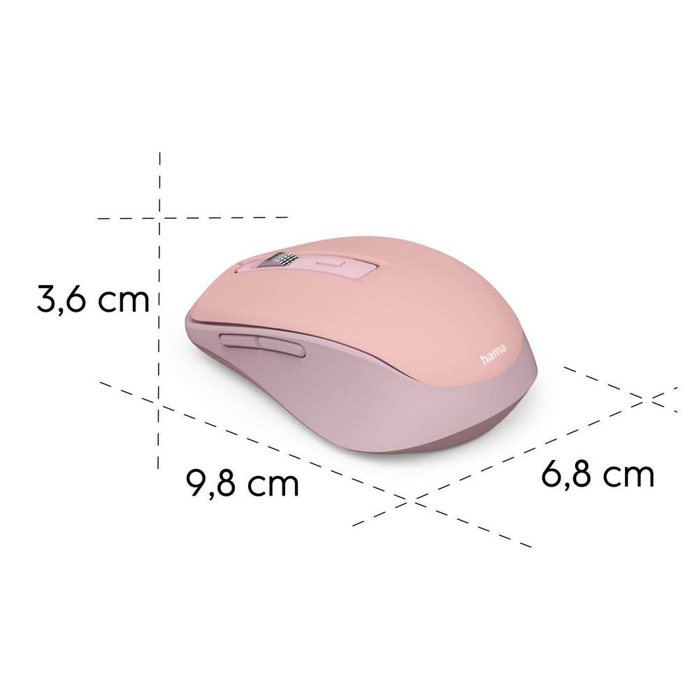 Bezprzewodowa mysz Hama WM-450 – 7 przycisków, BT i 2,4 GHz - Akcesoria do komputerów z nadrukiem logo | VEBI - zdjęcie 36