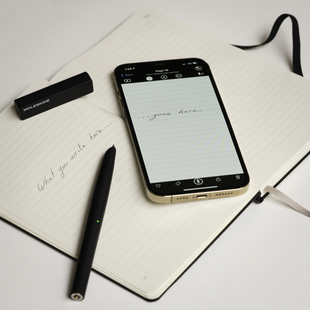 Inteligentny Zestaw Do Pisania MOLESKINE Smart Writing Set 3 - Notatniki i notesy z nadrukiem logo | VEBI - zdjęcie 4