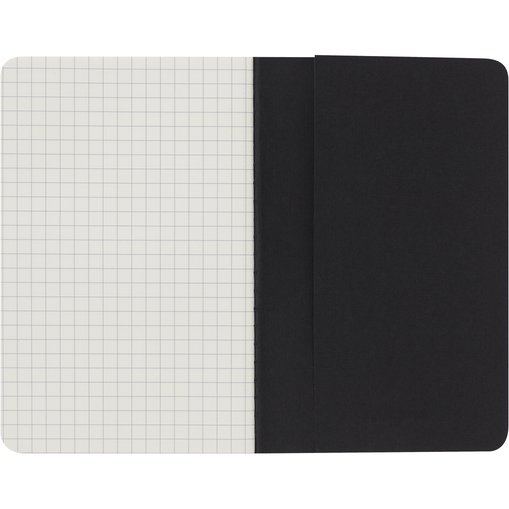 Zeszyt kieszonkowy MOLESKINE Cahier A6 w kratkę - Notatniki i notesy z nadrukiem logo | VEBI - zdjęcie 4