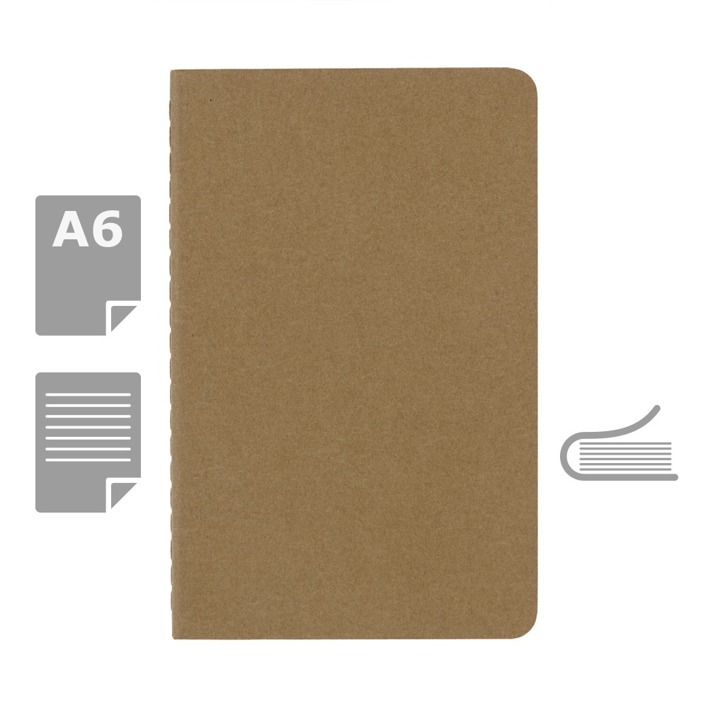Kieszonkowy zeszyt Moleskine Cahier Journal A6 w linie - Notatniki i notesy z nadrukiem logo | VEBI - zdjęcie 32