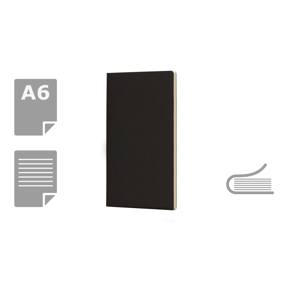 Kieszonkowy zeszyt Moleskine Cahier Journal A6 w linie - Notatniki i notesy z nadrukiem logo | VEBI - zdjęcie 6