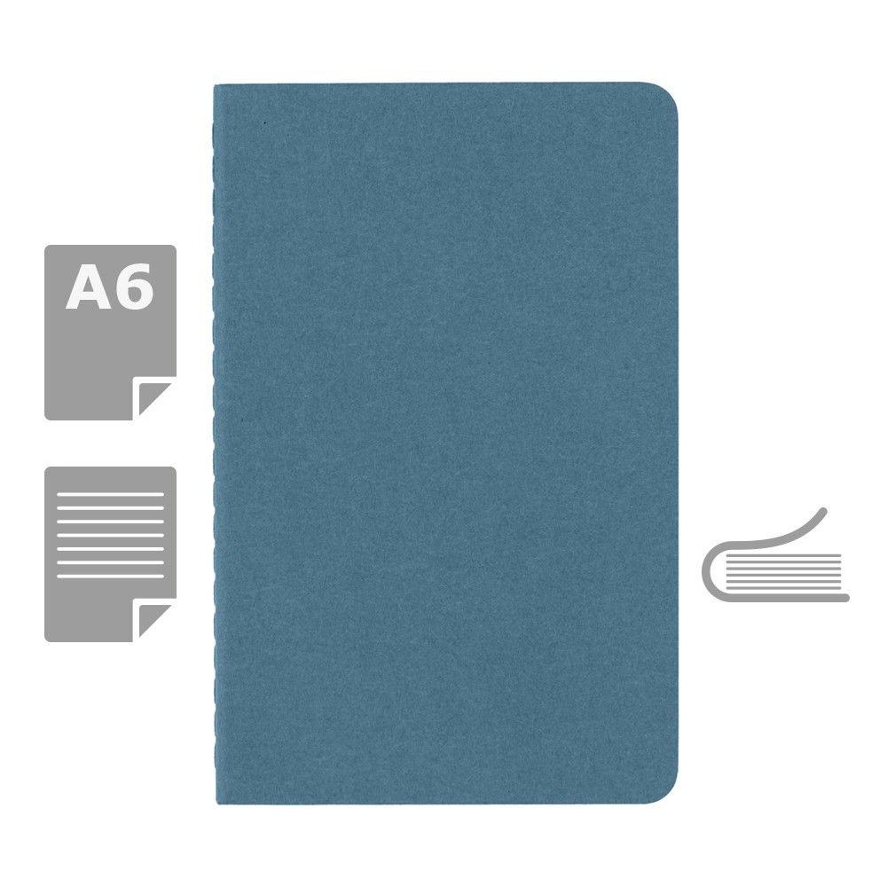 Kieszonkowy zeszyt Moleskine Cahier Journal A6 w linie - Notatniki i notesy z nadrukiem logo | VEBI