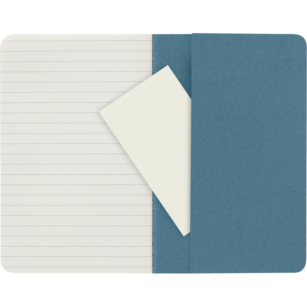 Kieszonkowy zeszyt Moleskine Cahier Journal A6 w linie - Notatniki i notesy z nadrukiem logo | VEBI - zdjęcie 4