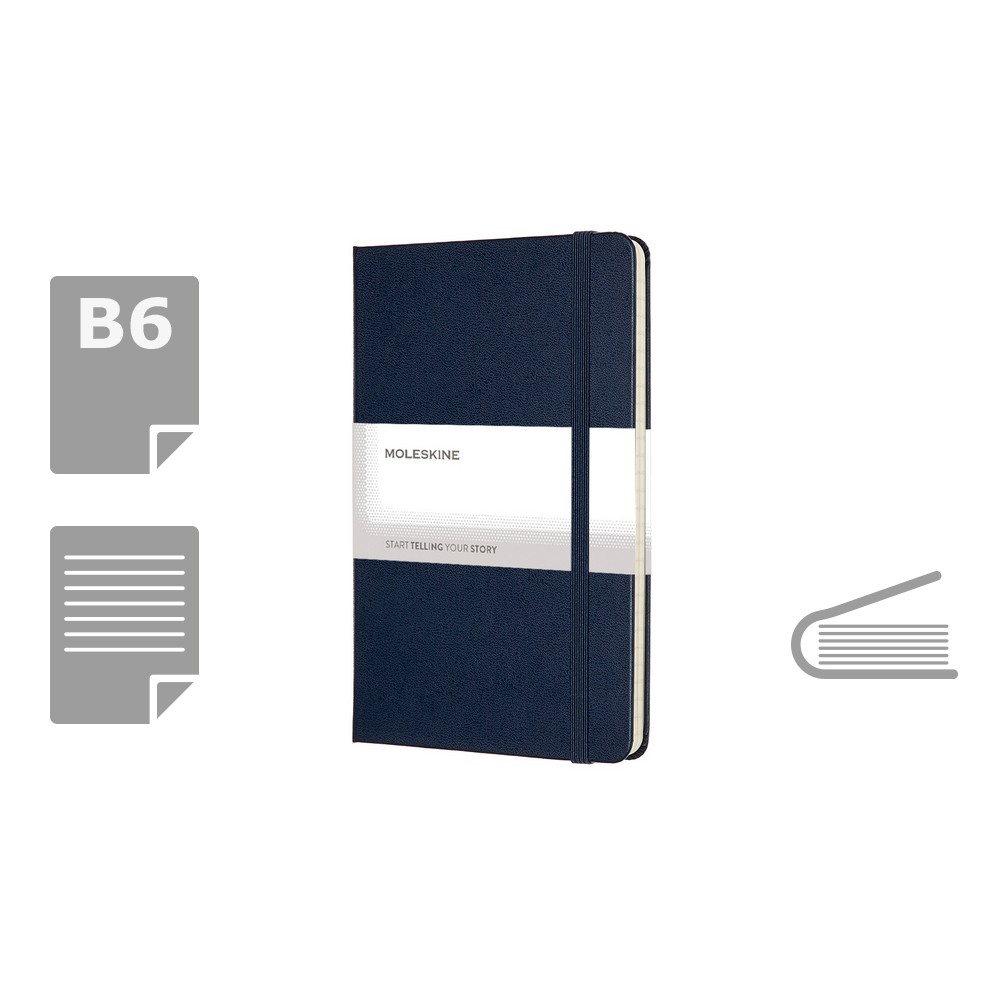 Notatnik MOLESKINE Medium z twardą okładką - 208 stron - Notatniki i notesy z nadrukiem logo | VEBI - zdjęcie 9
