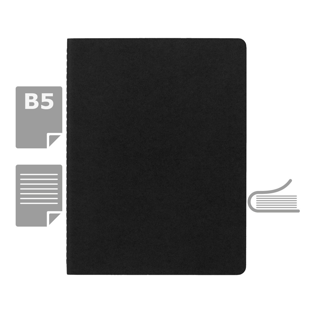 Zeszyt biznesowy Moleskine Cahier XL z perforacją - Notatniki i notesy z nadrukiem logo | VEBI - zdjęcie 6