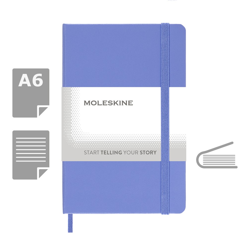 MOLESKINE Notatnik kieszonkowy A6 z twardą okładką - Notatniki i notesy z nadrukiem logo | VEBI - zdjęcie 45